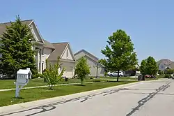 Housing development west of the city of Sylvania