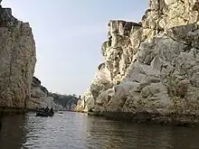 Marble Rocks in Bhedaghat