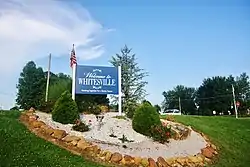 Welcome sign along KY 54