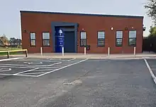 Entrance to Whitnash Civic Centre building