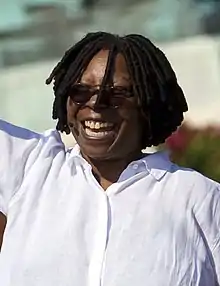 Photo of Whoopi Goldberg at the Talk for Word Peace event in Washington DC on July 9th, 2011.