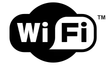 A round black-and-white yin-yang logo stating 'Wi-Fi Alliance'