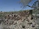 The ruins of Henry Wickenburg's Settlers Home in Vulture City.