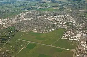 The former Wigram Aerodrome, which has since been converted into the Wigram Skies development