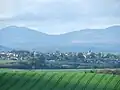 Wigtown and the Galloway Hills, seen from Kirkinner.