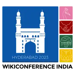 Wiki Conference India 2023 logo