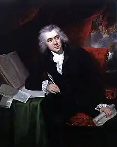 William Wilberforce, a British evangelical abolitionist