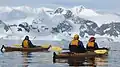 Kayakers in Wilhelmina Bay