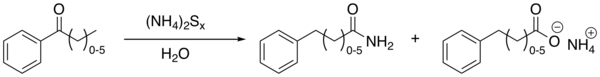 General scheme for the Willgerodt rearrangement