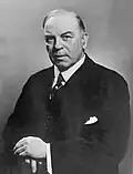 William Lyon Mackenzie King, the longest-serving Prime Minister in Canadian history with over 21 years in office, BA, MA