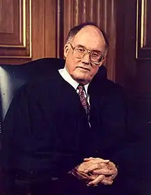 A portrait of William Rehnquist