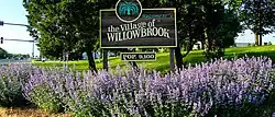 Willowbrook, Illinois' Welcome Sign on IL-83