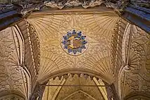 Fan vault in one of the chantry chapels of the retrochoir