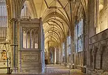 Early English vault in the aisles of the presbytery