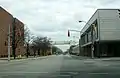 The corner of Riverside and Walker Road where the distillery still operates.