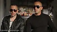 Wisin (right) and Yandel (left) in 2011