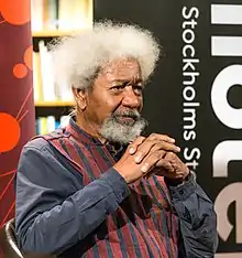 Nobel laureate, Wole Soyinka (BA, 1954)