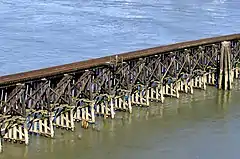 Trestles are useful as approaches to bridges over marshes and shallows.