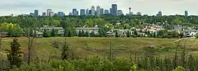 Residences overlooking Fish Creek Park