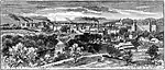 Woonsocket from the East, 1886 engraving