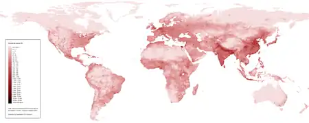 Map of range