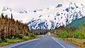 Worthington Glacier seen from the highway