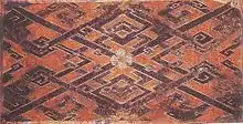 Woven silk textile from the Mawangdui in Changsha (Hunan province, China), from the 2nd century BC