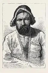 An 1879 portrait of a Daizangi Hazara man