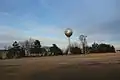 Housing and the water tower for Wyocena, Wisconsin