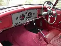 1961 fixed head coupé dash