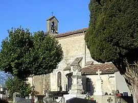 The church in Xaintrailles