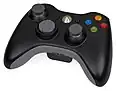 Black Xbox 360 Wireless controller