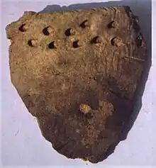 Xianrendong cave pottery fragment, radiocarbon dated to c. 20,000 BP