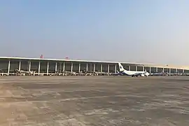 Terminal 2 seen from the apron