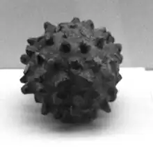 Western Xia explosive caltrop