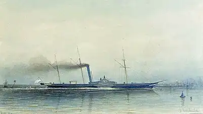 Imperial steam yacht Aleksandria of 1852Central Naval Museum