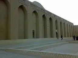 Ice pool beside the Meybod yakhchāl in Iran