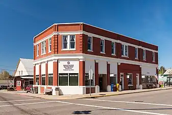 Building in downtown Yamhill.