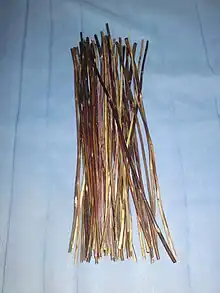 A bundle of thin sticks