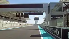 The main straight