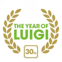 Mario & Luigi: Dream Team's release coincided with the Year of Luigi celebration (logo pictured).