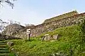 Stone wall of Yonago Castle