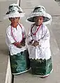 Children in costume at the festival.