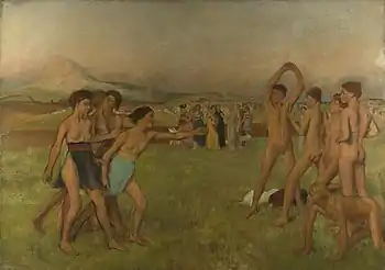 Young Spartans Exercising, c. 1860–1862, National Gallery, London