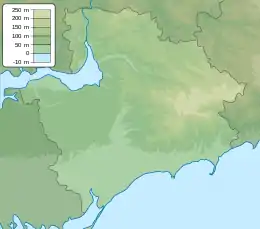 Berdiansk is located in Zaporizhzhia Oblast