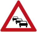 Sign 124Traffic jams