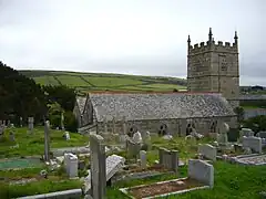 Zennor Church from the northeast