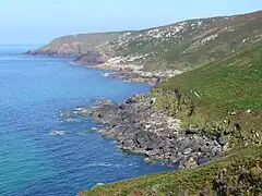 View to the east from Zennor Head