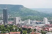 University town of Jena and the second largest city in Thuringia.