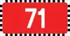 E-15f "national road number; maximum allowed vehicle axle load increased to 10 tonnes"